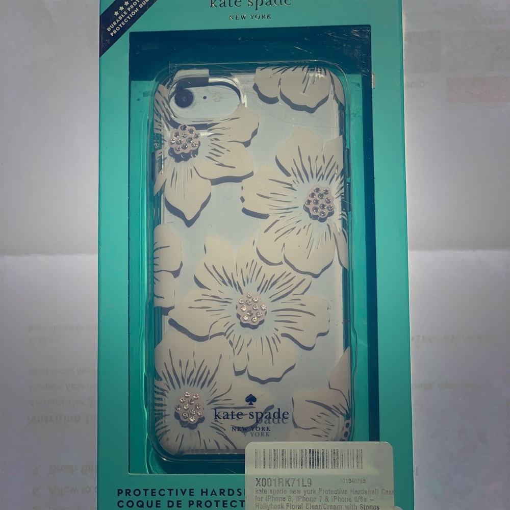 iPhone 7 Kate Spade Hollyhock floral case
